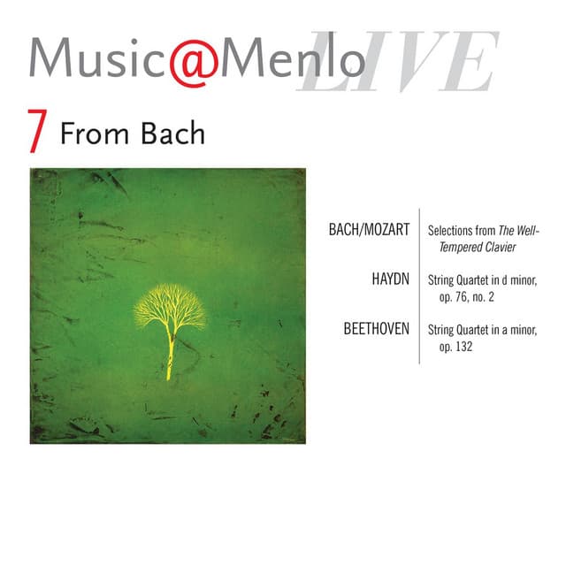 Music@menlo, From Bach, Vol. 7 - Danish String Quartet