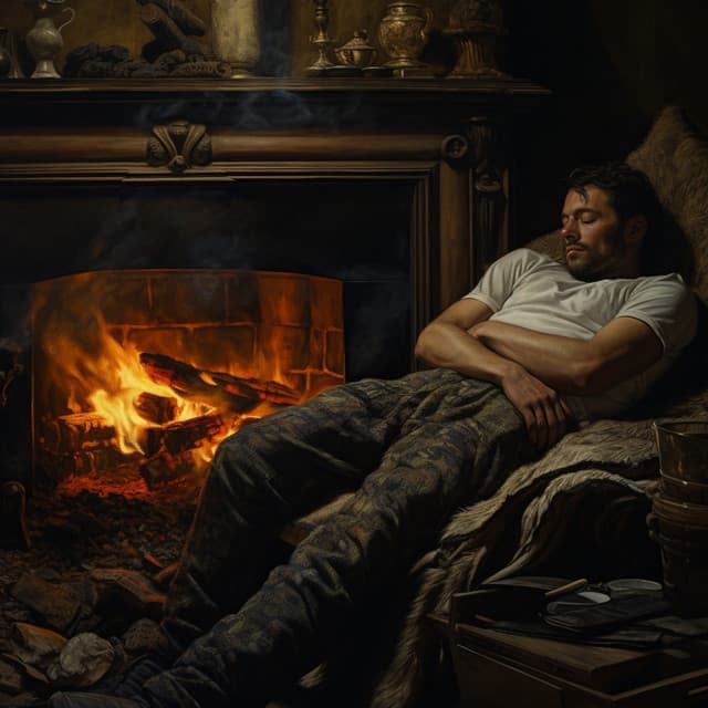 Sueños Melódicos Junto Al Hogar: La Hora De Dormir Del Fuego - Sonidos De La Noche