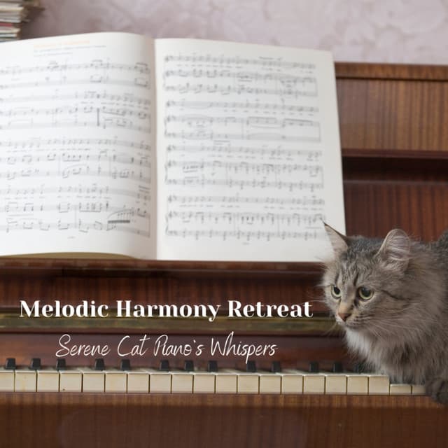 Melodic Harmony Retreat: Serene Cat Piano's Whispers - Chilled Jazz Inc