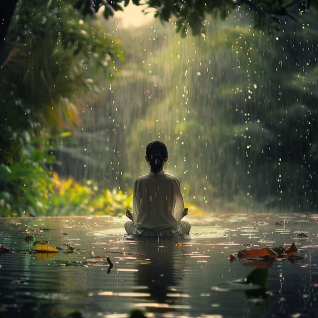 Serenidad De Meditación En La Lluvia: Ecos Serenos - Meditación Relajante