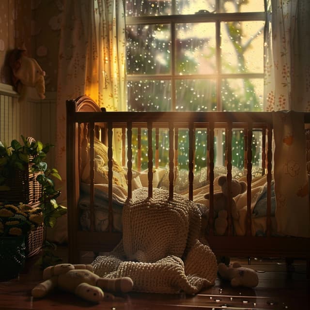 Canciones De Cuna Binaurales De Lluvia Para El Sueño Del Bebé - Jardín de Canciones de Cuna