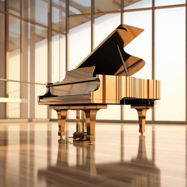 Meditation Piano: Reflective Chords Harmony - Thunderstorm Meditation