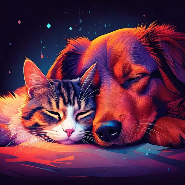 Lofi Chill Music for Quiet Pet Evenings - Brainwave Music