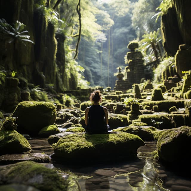 Viaje De Meditación Bajo La Lluvia: Sonidos Tranquilos De Gotas - Ruido de la naturaleza