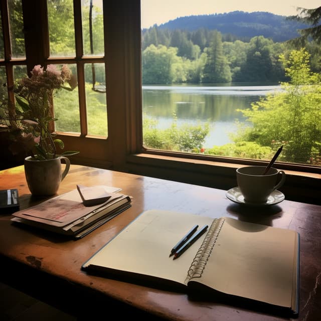 Melodías Junto Al Lago Para El Estudio: Estudios Enfocado En El Lago Tranquilo - Nativa americana