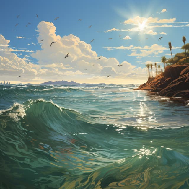 Enfoque Oceánico: Los Ritmos Naturales Del Mar - Flor de Loto