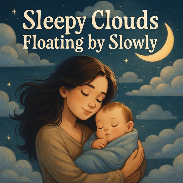 Sleepy Clouds Floating by Slowly - Baby Music 335
