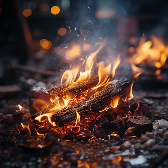 Meditación Serena De Las Brasas: Sinfonía De Reflexiones Zen De La Hoguera - Zona de música curativa natural