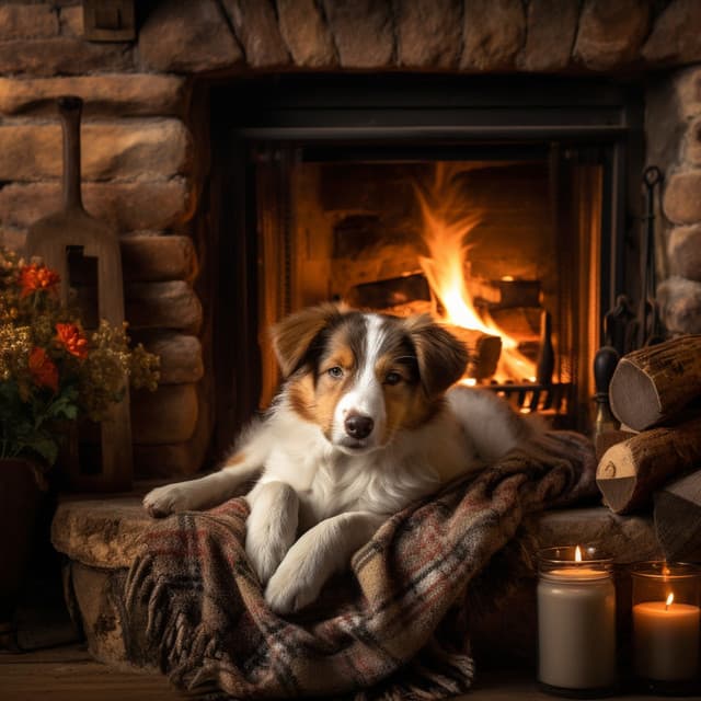 Calmante Junto Al Fuego Para Perros: Tonos Tranquilizadores De La Chimenea - Suave por naturaleza