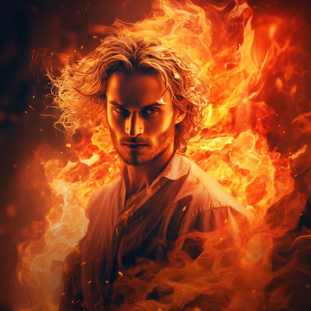 Fire Focus: Blaze Concentration Melodies - Powerful Mind Strength