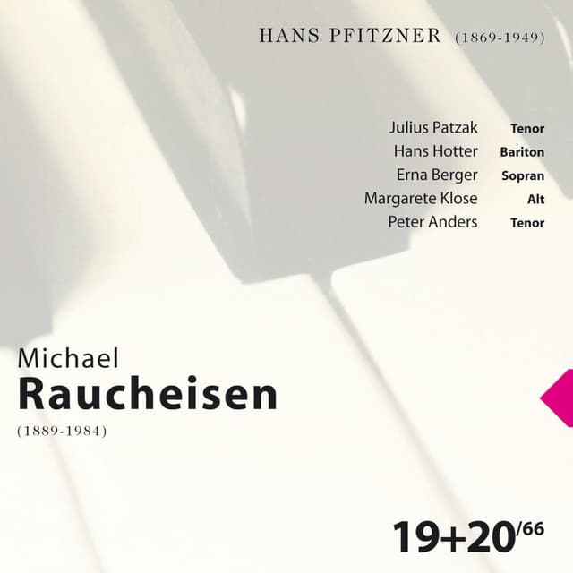 Hans Pfitzner: Michael Raucheisen Vol. 19 & 20 - Hans Pfitzner