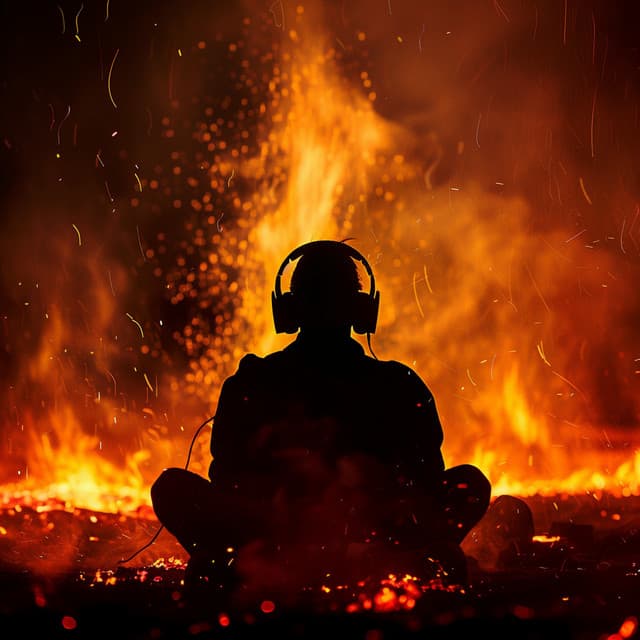 Fire Meditation: Meditative Blaze - Meditation Music Solitude