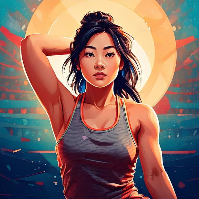 Sunset Yoga: Lofi Music for Evening Stretch - Binaural Tones