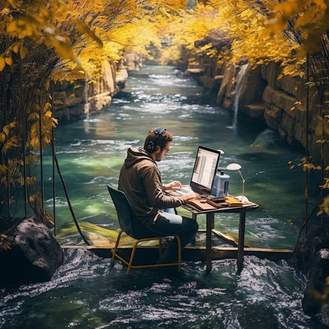 River Reflection: Study Echoes Insight - Into the Earth