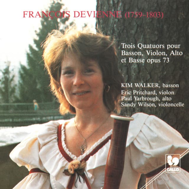 François Devienne: Three Quartets for Bassoon, Violin, Viola and Bass, Op. 73 - Francois Devienne