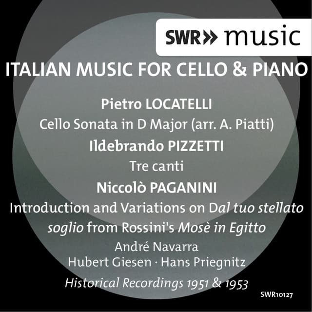 Italian Music for Cello & Piano - André Navarra
