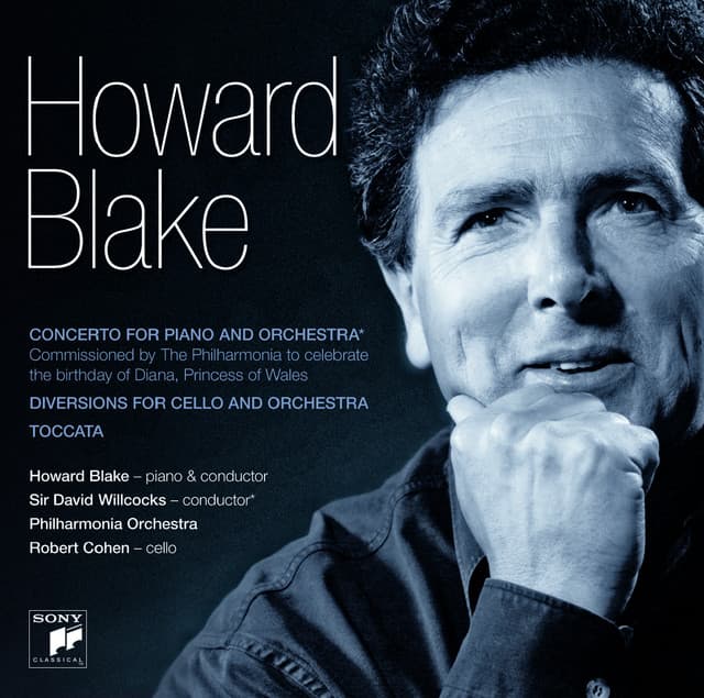 Concerto For Piano & Orchestra, Diversions For Cello & Orchestra, Toccata - Howard Blake
