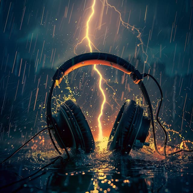 Binaural Storms: Thunder Melodies - Binaural Beats Focus