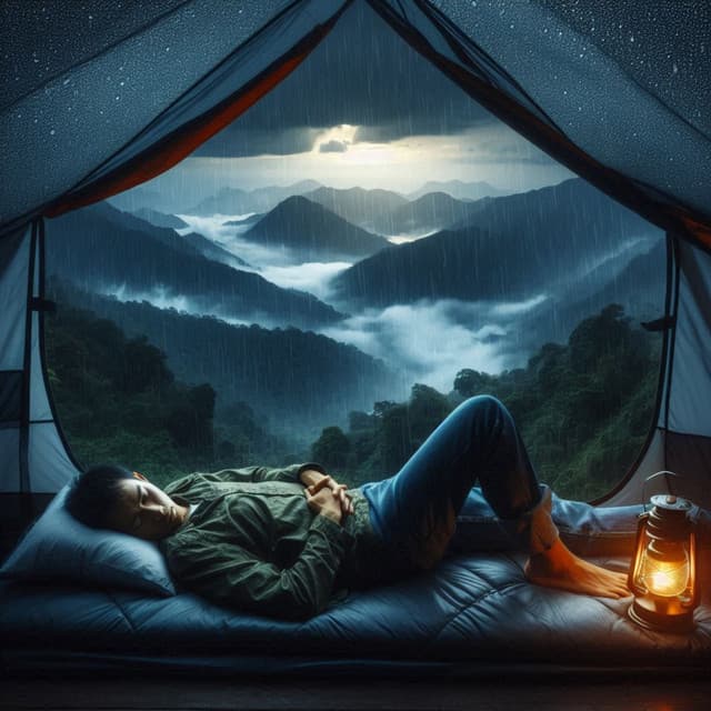 Strong Storm While Camping - Mindful Audio