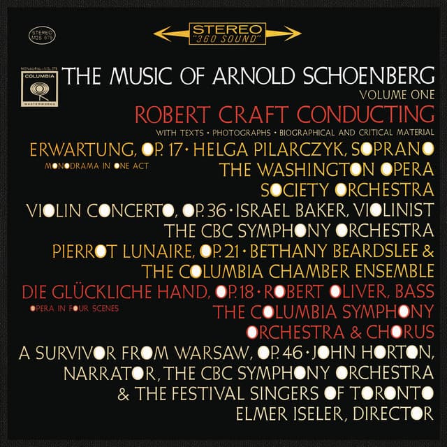The Music of Arnold Schoenbert, Vol. 1 - Arnold Schoenberg