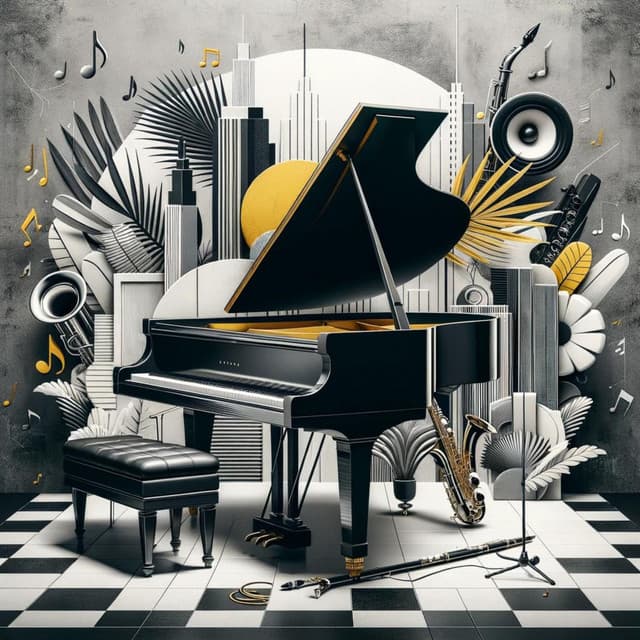 Caz Rüyası: Pürüzsüz Akustik Piyano ve Saksafon, Rahatlatıcı Caz Bar Koleksiyonu - Jazz Cafe!