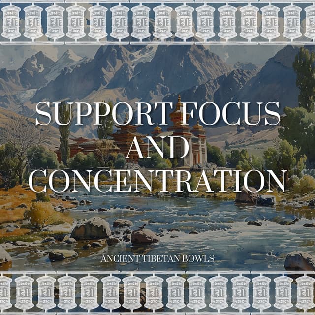 Support Focus and Concentration - Ancient Tibetan Bowls