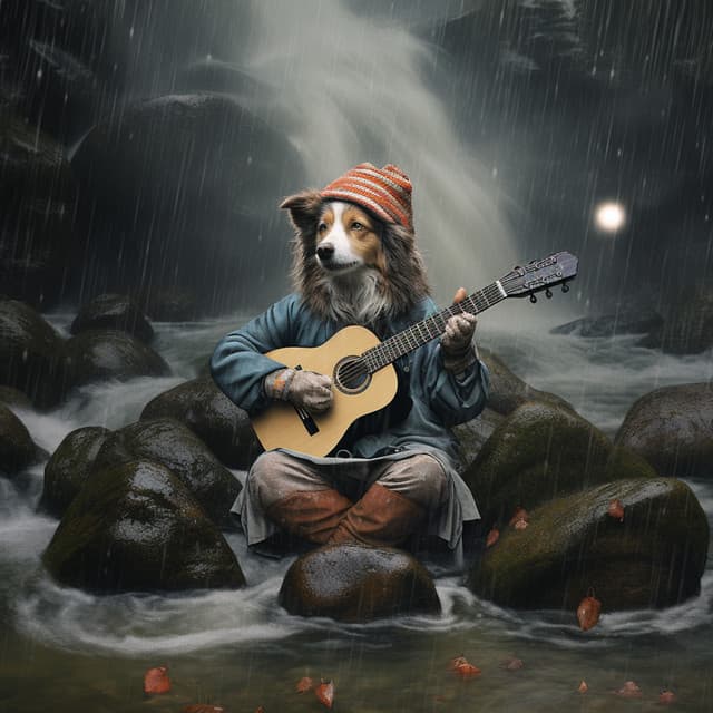 Canine Streams: Musical Flow for River Pups - mahogany
