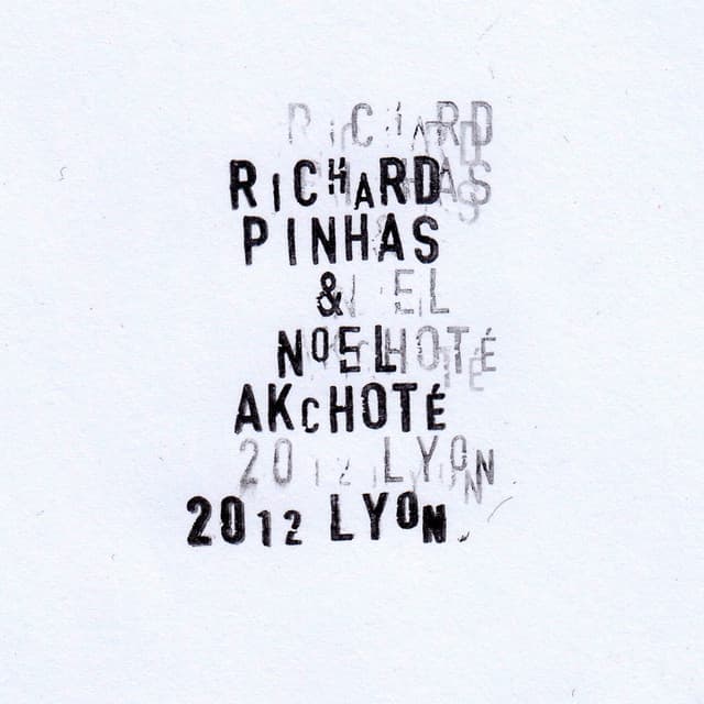 Periscope : 2012 Lyon. - Richard Pinhas