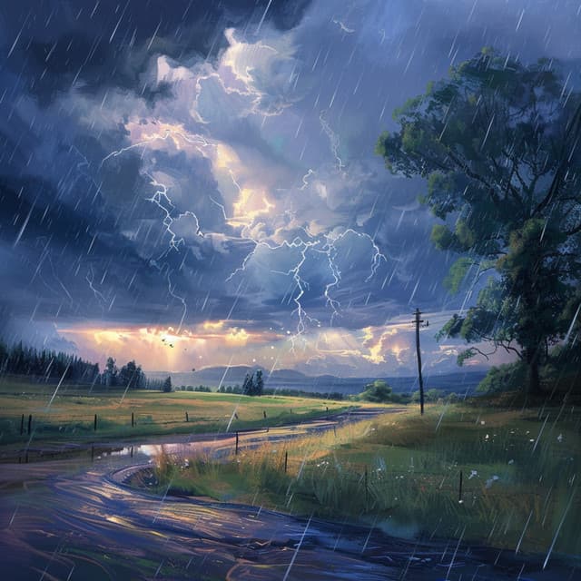 Binaural Rain and Gentle Thunder for Relaxation - Classical Music For Relaxation