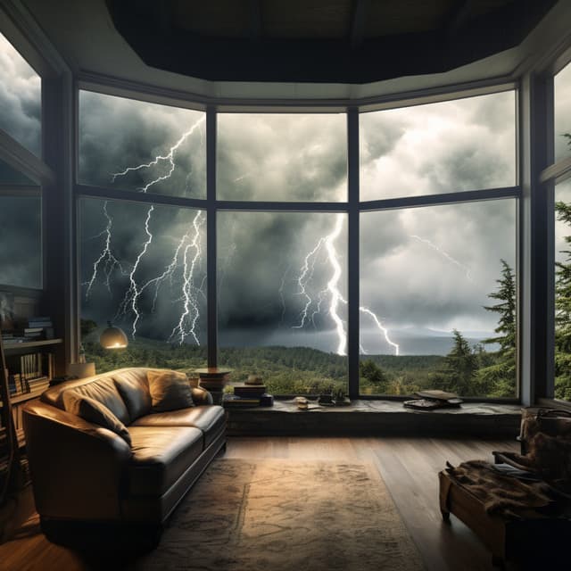 Serene Thunderstorm Dreams: Music Hymn Relaxation Delight - Rainforest Ambience