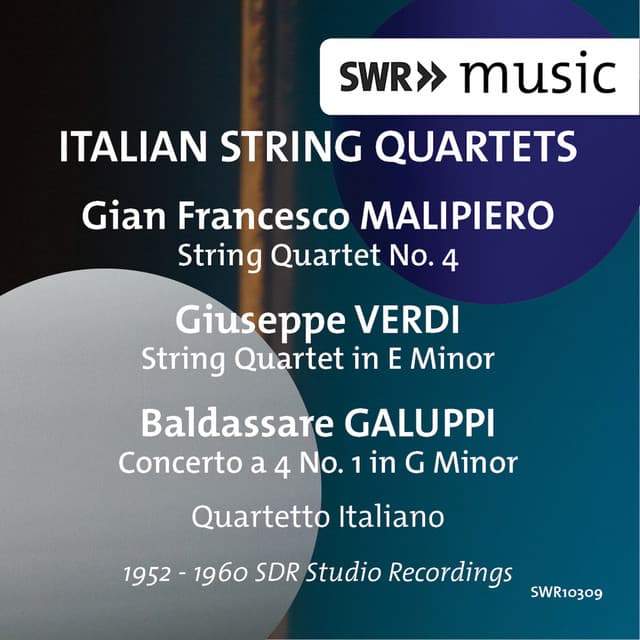Italian String Quartets - Quartetto Italiano
