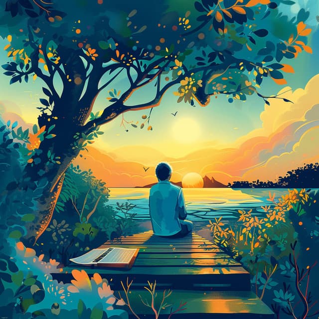 Relaxation's Harmonic Echo: Calm Tunes for Unwinding - Blissful Music Harmony