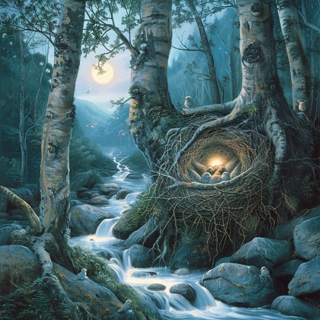 Nature’s Lullaby: Binaural Birds and Creek Sleep - 80 88 Hz - Sleepy Side