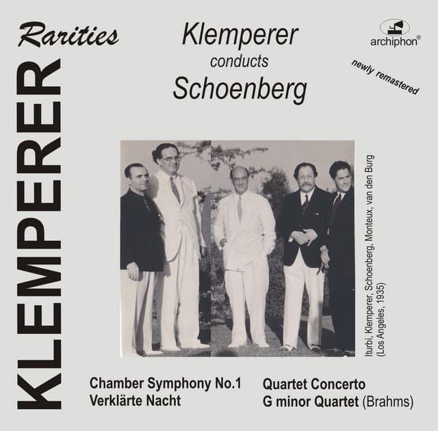 Klemperer Conducts Schoenberg - Arnold Schoenberg