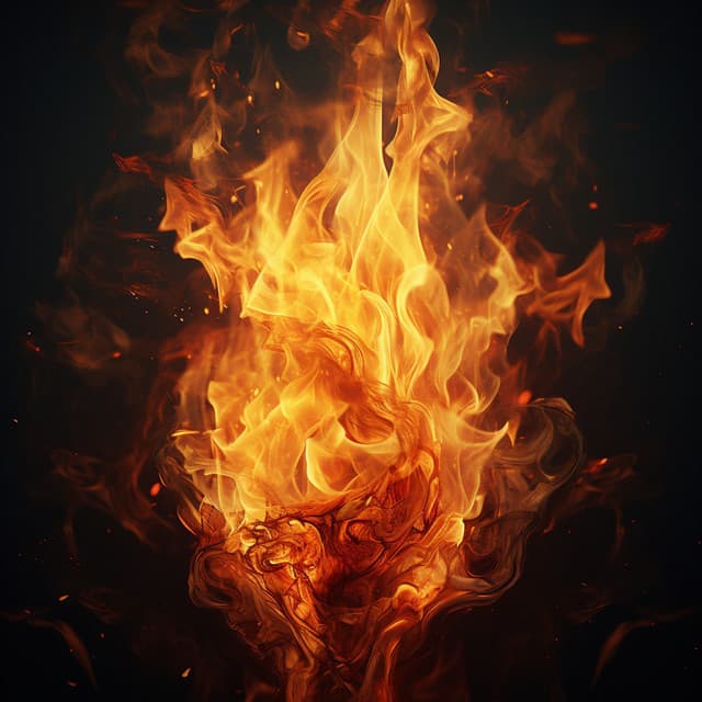 Binaural Fire Relaxation: Soothing Warmth Harmonies - Relaxing Ambients