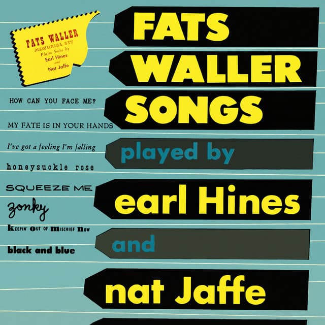 Fats Waller Songs - Earl Hines