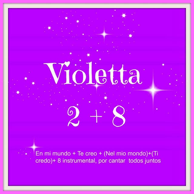 Violetta 2 Canciónes y 8 Instrumental - Gabriela