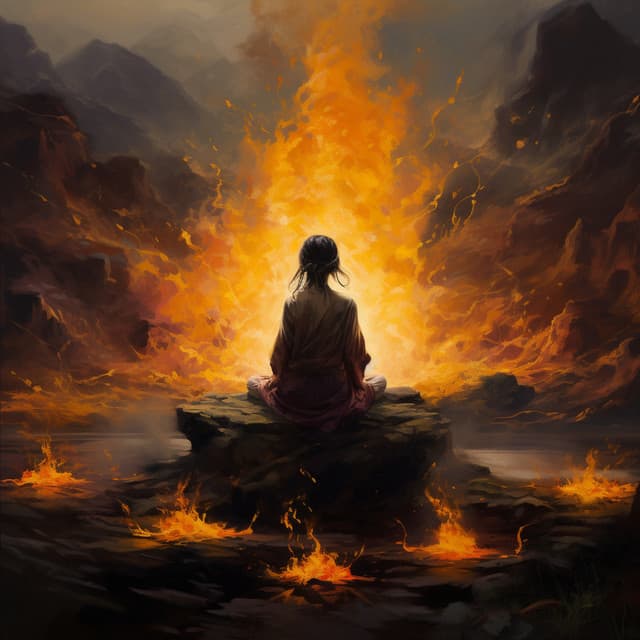 Armonía De Las Brasas: Meditación Junto Al Fuego - Música relajante con sonidos de la naturaleza