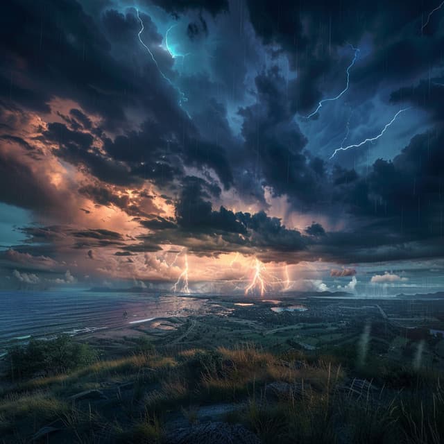 Relajación Del Trueno: Melodía Reconfortante De Las Tormentas - Música del firmamento