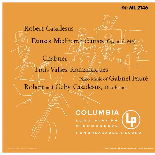 Casadesus: 3 Danses méditerranéennes - Chabrier: 3 Valses romantiques - Fauré: Dolly Suite - Robert Casadesus