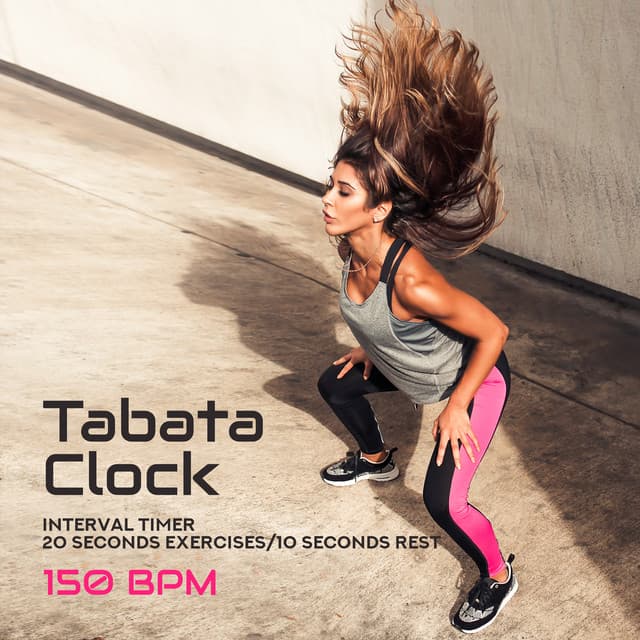 Tabata Clock: Interval Timer 20 Seconds Exercises/10 Seconds Rest  - 40 Minutes of Intensive Training, High Energy, Workout Music Source - Tropical Chill Paradise