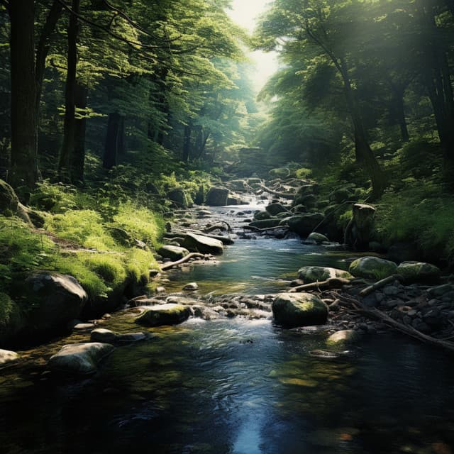Study by the Stream: Gentle Water Ambience - Musica Relajante Specialistas