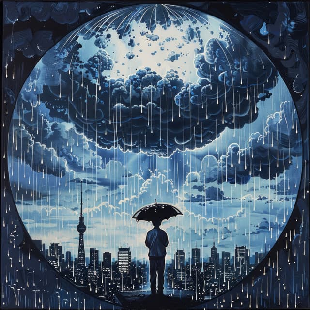 Glänzende Duschträume - Schlafregengeräusche