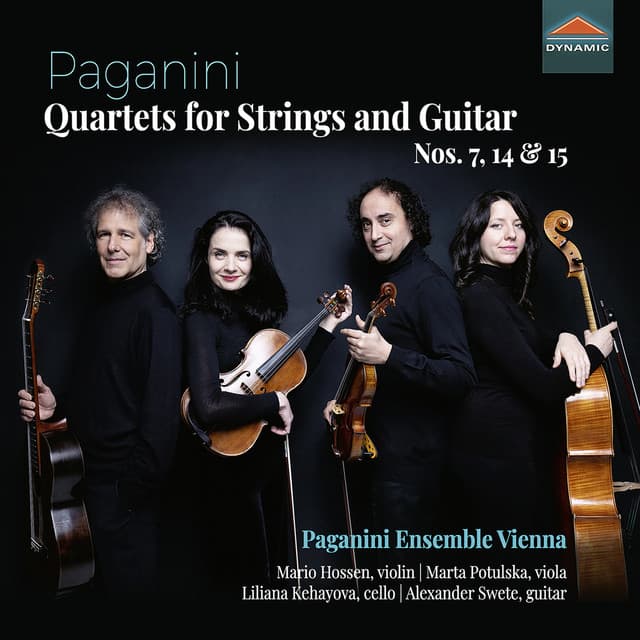 Paganini: Quartets for Strings & Guitar Nos. 7, 14 & 15 - Niccolò Paganini