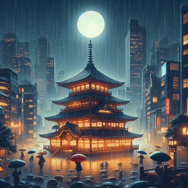 Loud Rain Noise to Sleep - Hypnosis Therapy