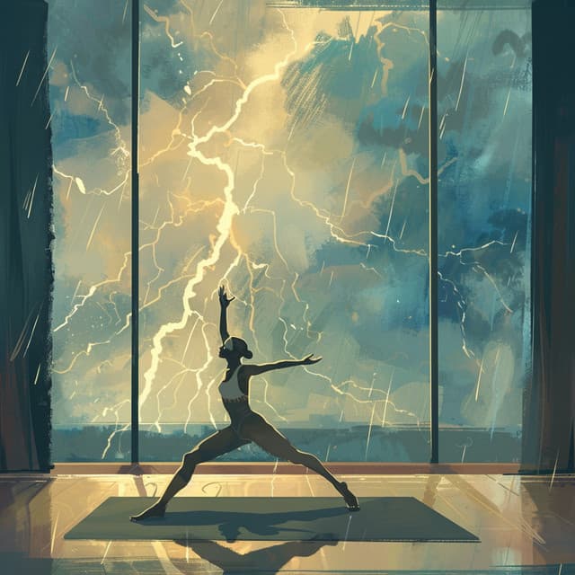 Yoga Relajante Con Trueno: Sonidos Relajantes Para Armonía - Música tranquila de yoga