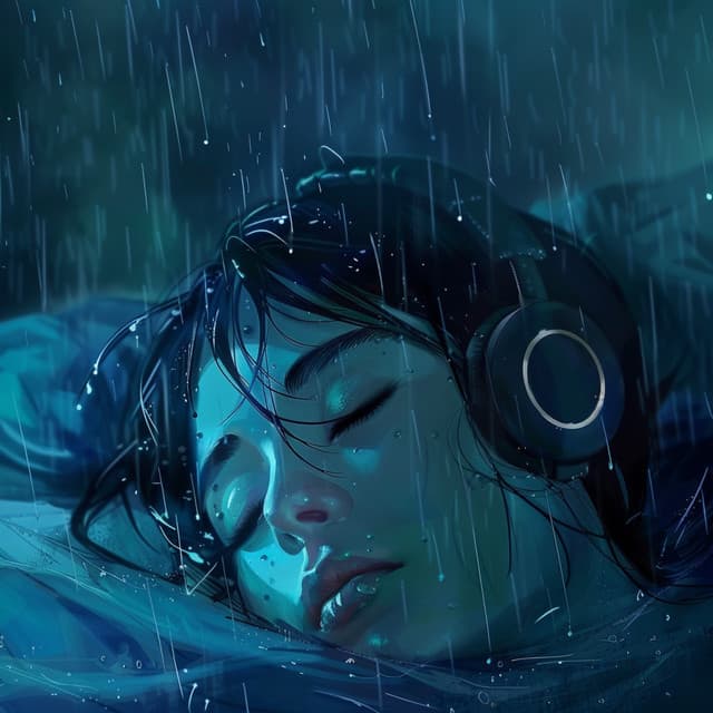 Sleep Inducement: Binaural Rain Harmony - Flows of Sleep