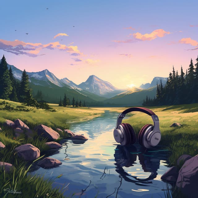 Binaural Flowing Waters: Serene Meditation Melody - Cooking And Baking