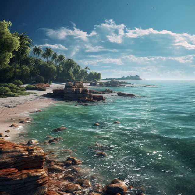 Studying by the Ocean: Soothing Ambient Sounds - Sleeping Ocean