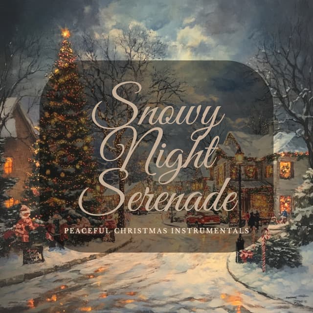 Snowy Night Serenade: Peaceful Christmas Instrumentals - Christmas Jazz Holiday Music